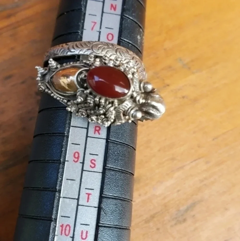 Vintage‎ sterling snake ring adjustable